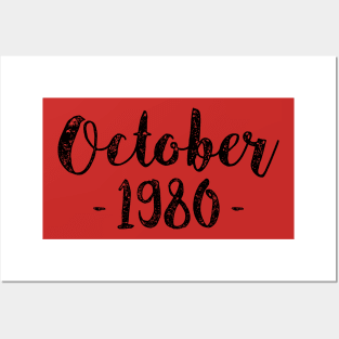 October 1980 Posters and Art